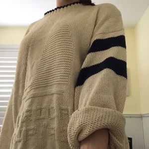 Chunky knit oversized vintage sweater